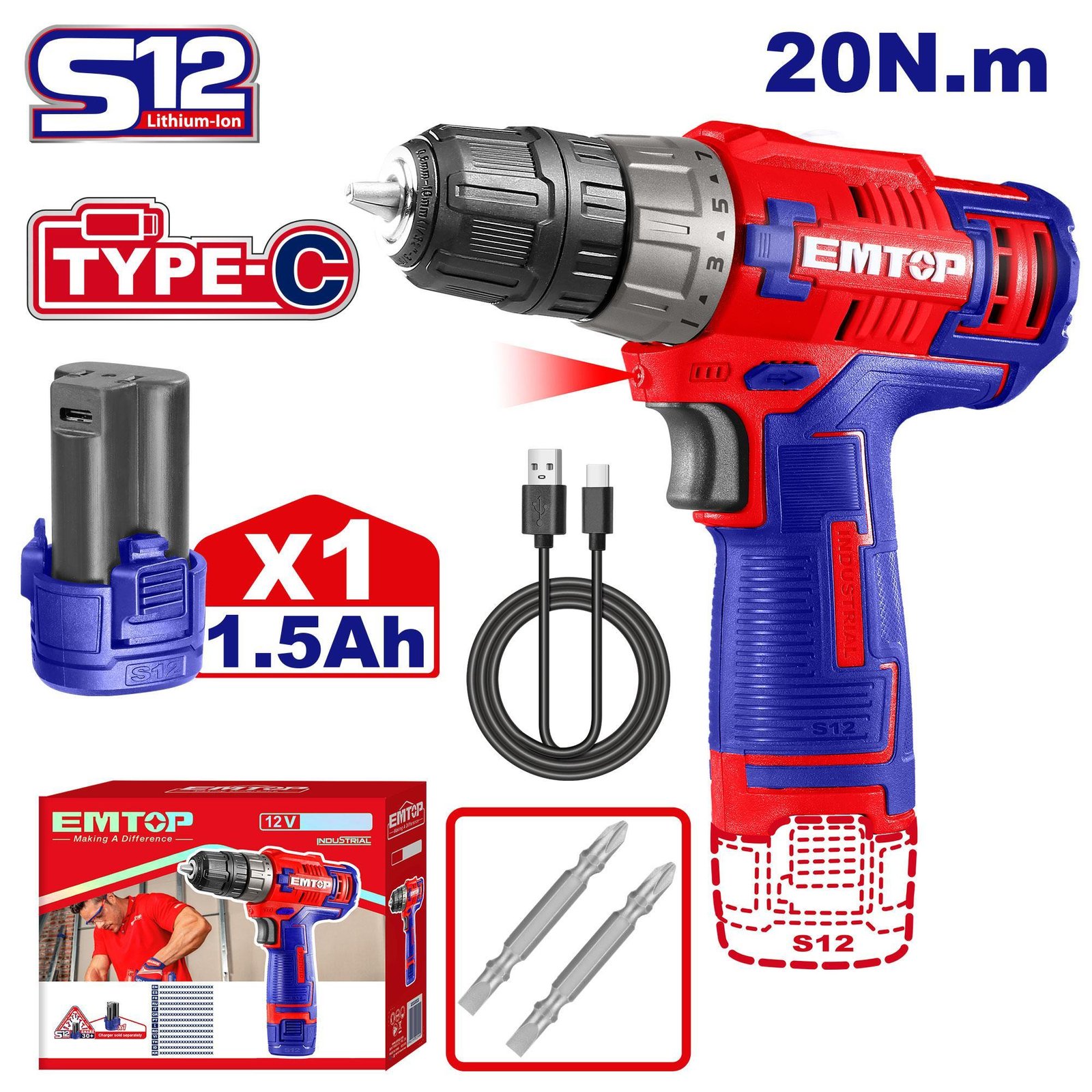 Visseuse Perceuse 12V