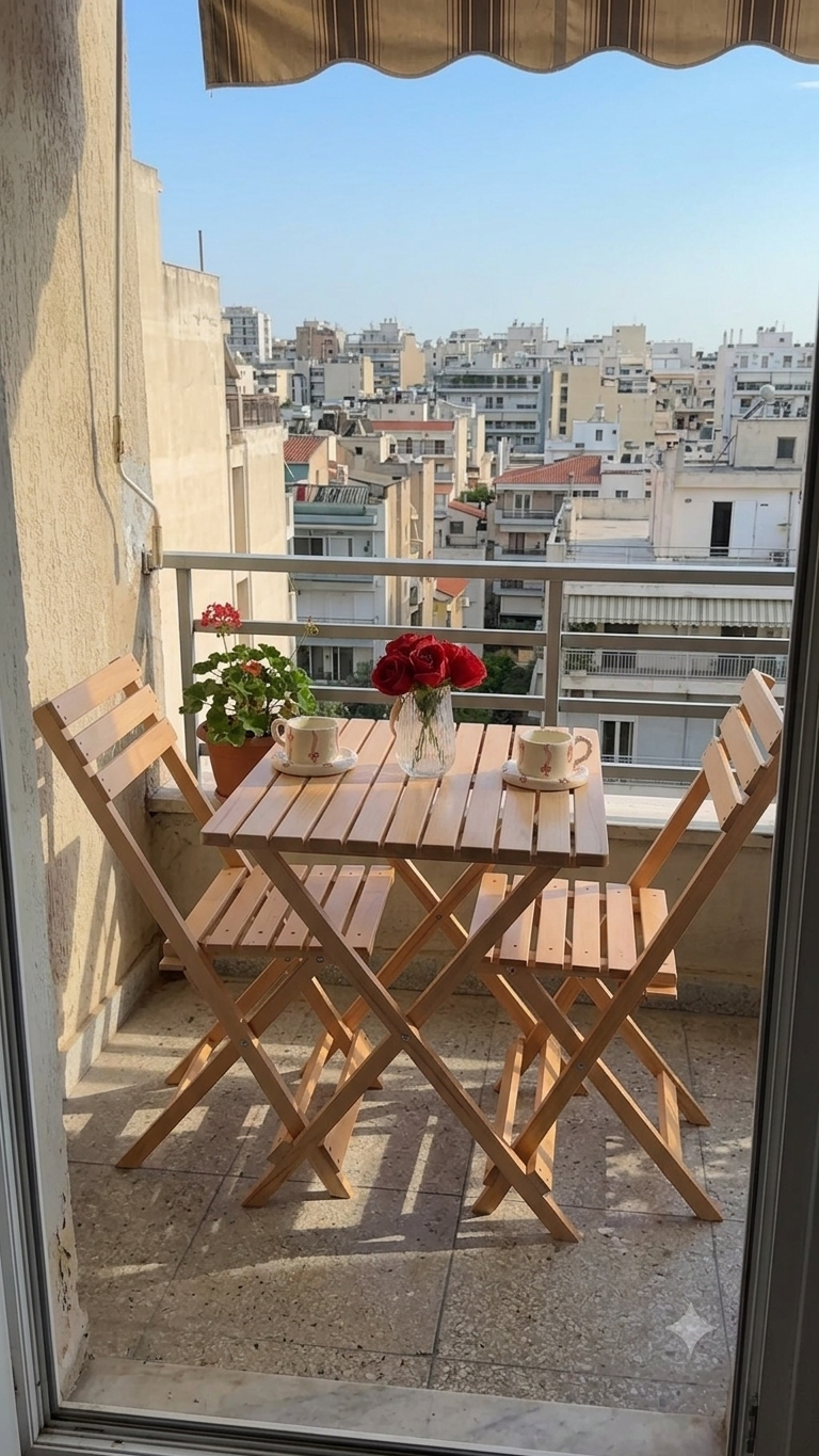 Ensemble Bistrot Table + 2 Chaise 100% Hêtre 