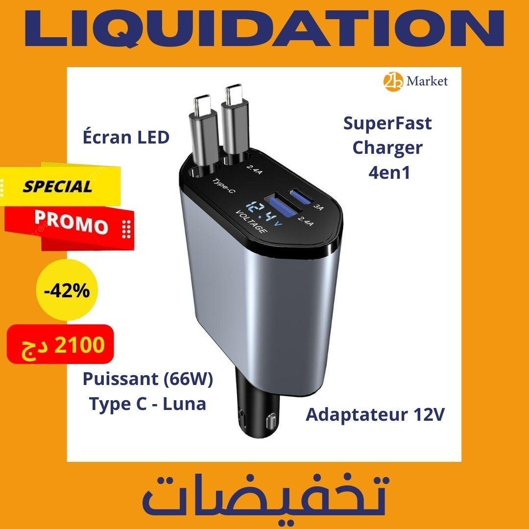 Adaptateur SuperFast Charger 4en1