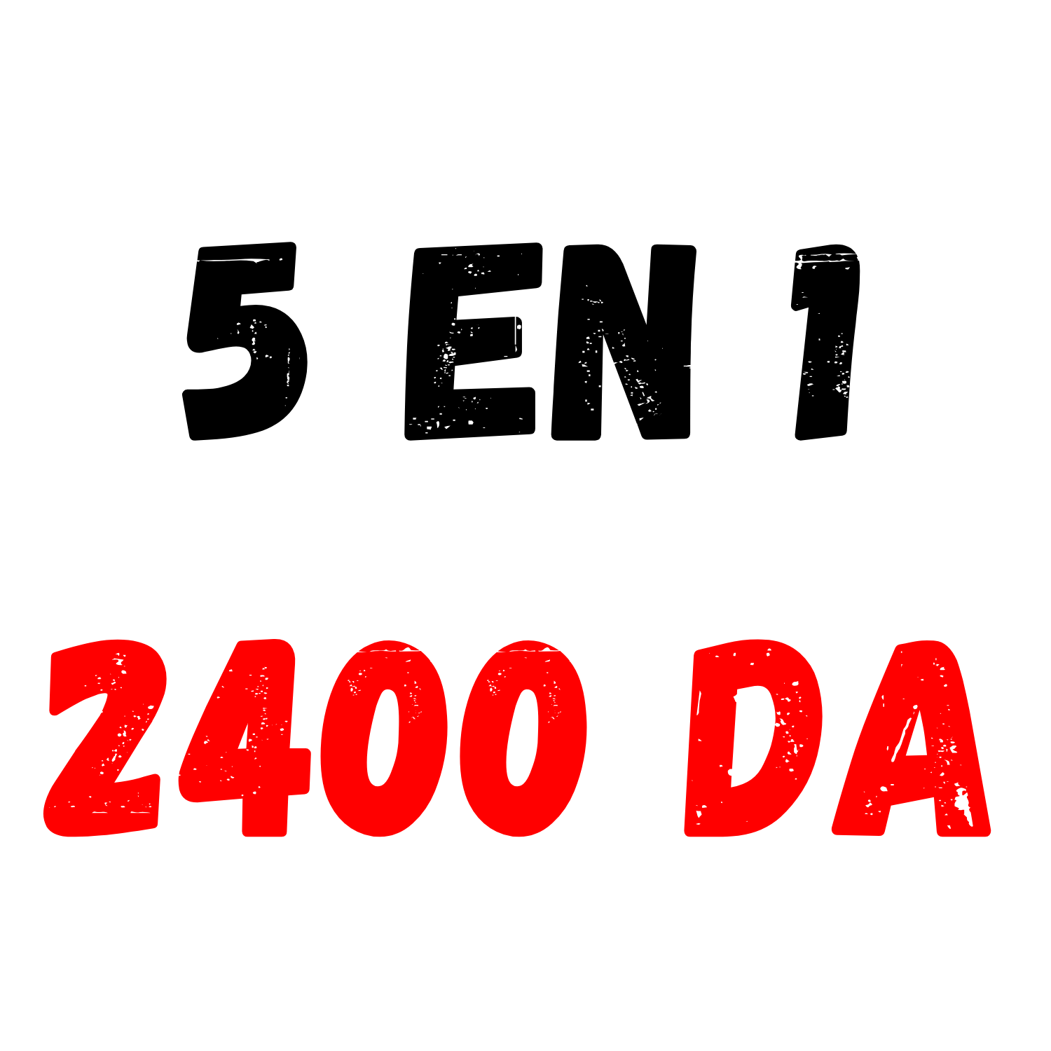 5en1 ( Lunette + 5 Les Appliques ) = 2400DA